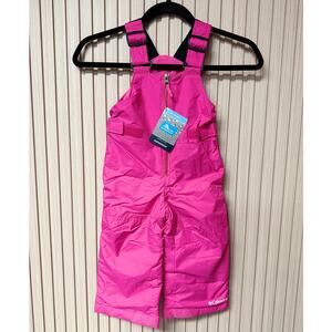 Columbia Snowslope II Bib Waterproof Pink Youth Size 2T